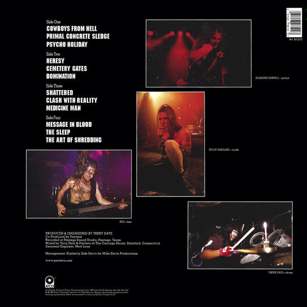 Pantera – Cowboys From Hell (1990) - Mint- 2 LP Record Store Day 2010 ATCO Rhino 180 gram Vinyl - Heavy Metal / Thrash / Groove Metal - Shuga Records