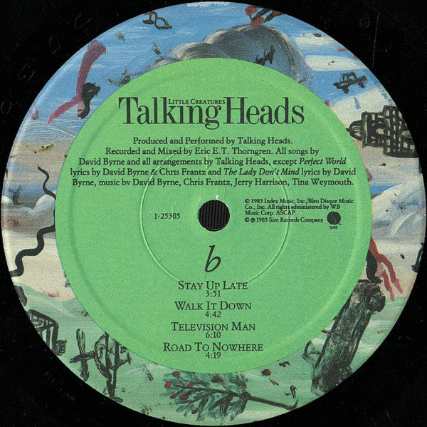Talking Heads - Little Creatures - Mint- LP Record 1985 Sire USA Original Vinyl & Inner Sleeve - Pop Rock / New Wave - Shuga Records