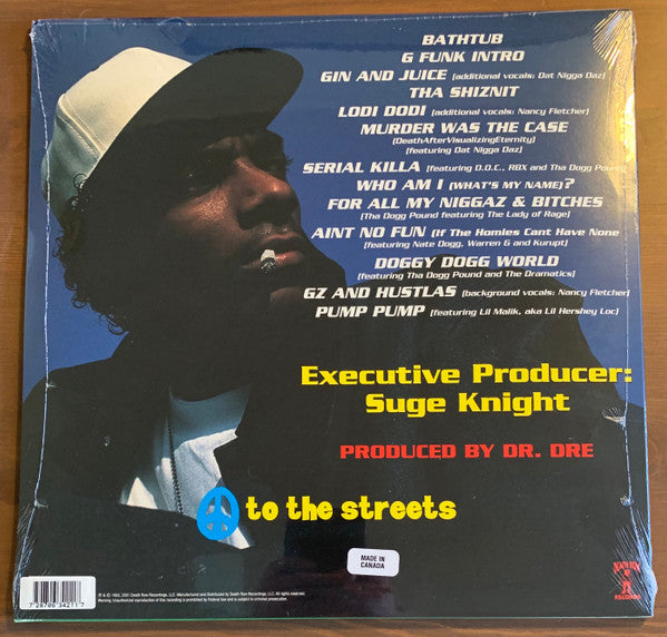 Snoop Dogg - Doggystyle (1993) - Mint- 2 LP Record 2022 Death Row USA Ruby Black Ice Ghost Vinyl - Hip Hop / G-Funk - Shuga Records