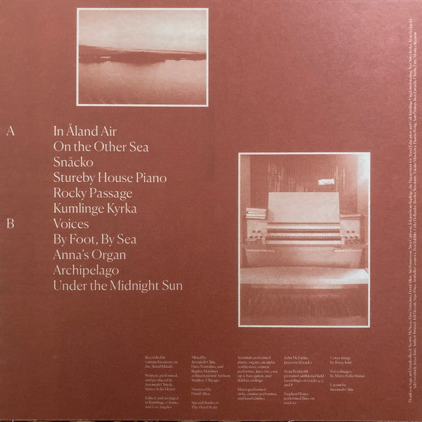 Jeremiah Chiu & Marta Sofia Honer - Recordings From The Åland Islands - New LP Record 2022 International Anthem Vinyl, Insert & OBI - Electronic / Ambient / Minimal - Shuga Records