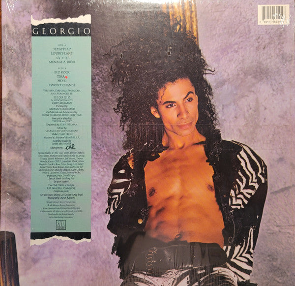 Georgio - Sexappeal - Mint- LP Record 1987 Motown USA Vinyl - Funk / Electro - Shuga Records