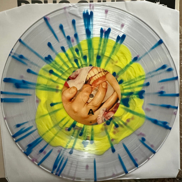 Drug Church - Hygiene - Mint- LP Record Pure Noise Newbury Comics Exclusive Yellow In Clear With Blue & Violet Splatter Vinyl & Insert - Alternative Rock / Hardcore / Punk / Grunge - Shuga Records