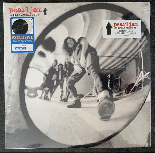 Pearl Jam - Rearviewmirror (Greatest Hits 1991-2003: Volume 1) - New 2 LP Record 2022 Epic Walmart Exclusive Black & White Vinyl - Alternative Rock / Grunge - Shuga Records
