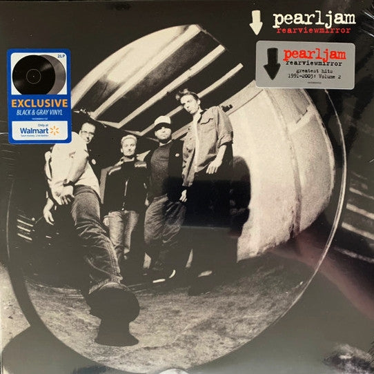 Pearl Jam - Rearviewmirror (Greatest Hits 1991-2003: Volume 2) - New 2 LP Record 2022 Epic Walmart Exclusive Black & Gray Vinyl - Alternative Rock / Grunge - Shuga Records