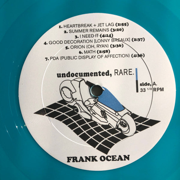 Frank Ocean - Undocumented, Rare - New 3 LP Record 2022 Europe Unofficial Blue Vinyl & Insert - Neo Soul / RnB / Hip Hop - Shuga Records