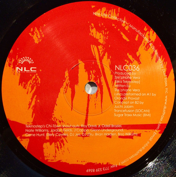 Stéphane "Teknostep" Vera - 416 Shuffletraxx Vol.2 - New 12" Single Record 2005 Nite Life Collective Vinyl - Chicago House / Deep House - Shuga Records