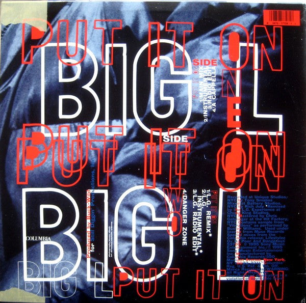 Big L - Put It On - VG+ (VG- cover) 12" Single Record 1995 Columbia USA Vinyl - Hip Hop / Boom Bap / Gangsta - Shuga Records