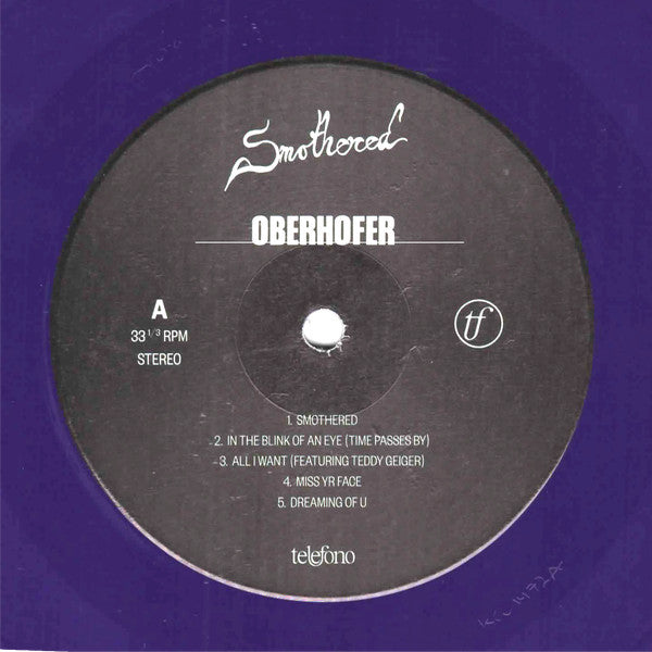 Oberhofer - Smothered - New LP Record 2021 Telefono Purple Vinyl - Pop