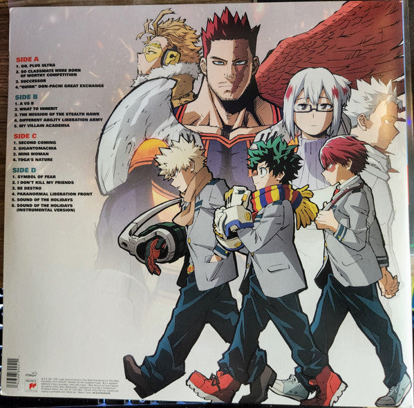 Yuki Hayashi - My Hero Academia Season 5 - New 2 LP Record Milan Red & Blue Marble Vinyl - Soundtrack / Anime - Shuga Records