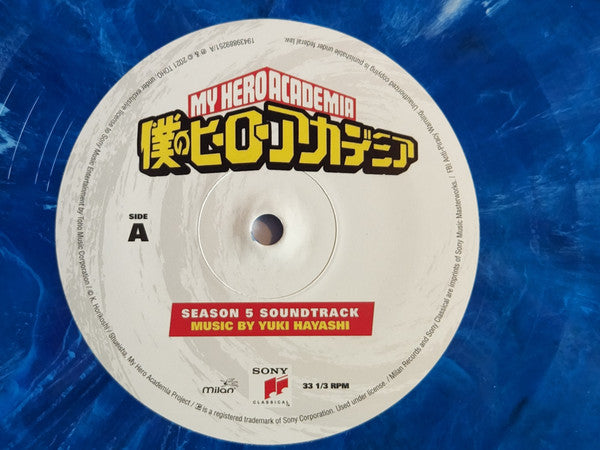 Yuki Hayashi - My Hero Academia Season 5 - New 2 LP Record Milan Red & Blue Marble Vinyl - Soundtrack / Anime - Shuga Records