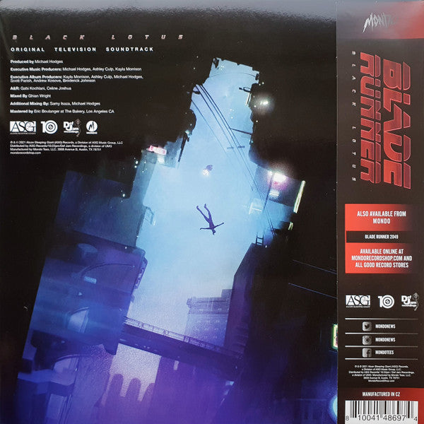 Various - Blade Runner (Black Lotus) - New LP Record 2022 Mondo Def Jam Neon Violet Vinyl, Insert & OBI - Soundtrack / Electronic / Hip Hop - Shuga Records