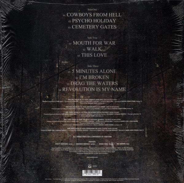 Pantera - 1990-2000: A Decade Of Domination (2010) - Mint- 2 LP Record 2022 ATCO Rhino Walmart Exclusive Black Ice Translucent Vinyl & Insert - Hard Rock - Shuga Records