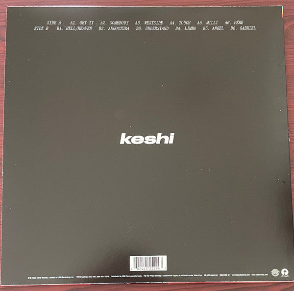 Keshi - Gabriel - New LP Record 2022 Island Webstore Exclusive Red Vinyl & Insert - Soul / R&B - Shuga Records
