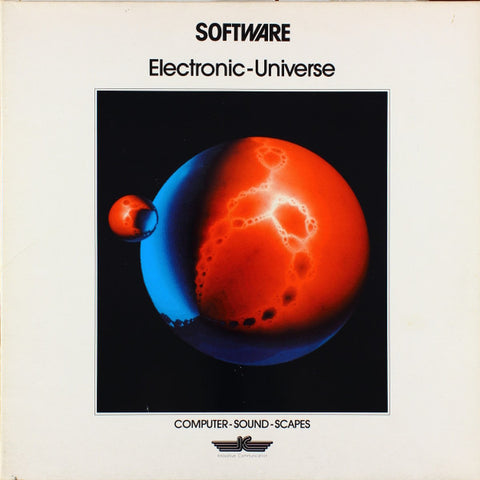 Software - Electronic-Universe (1985) - Mint- 2 LP Record 2022 USA 100% Electronica Newbury Comics Exclusive Ruby In Cobalt Vinyl - Electronic / Berlin-School / Ambient / New Age