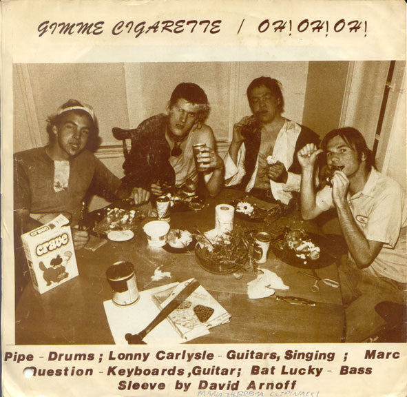 Cigarettes – Gimme Cigarette - Mint- 7' Single Record 1978 Carlysle USA Vinyl - New Wave / Art Rock