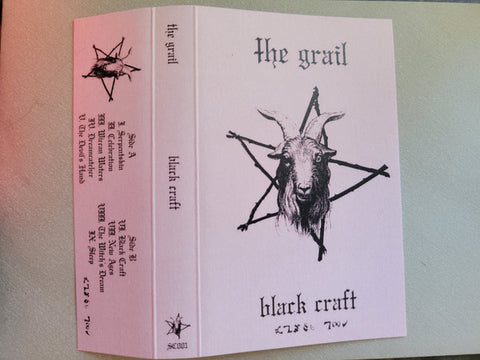 The Grail – black craft - New Cassette 2021 Sickle and Chalice Tape - Black Metal