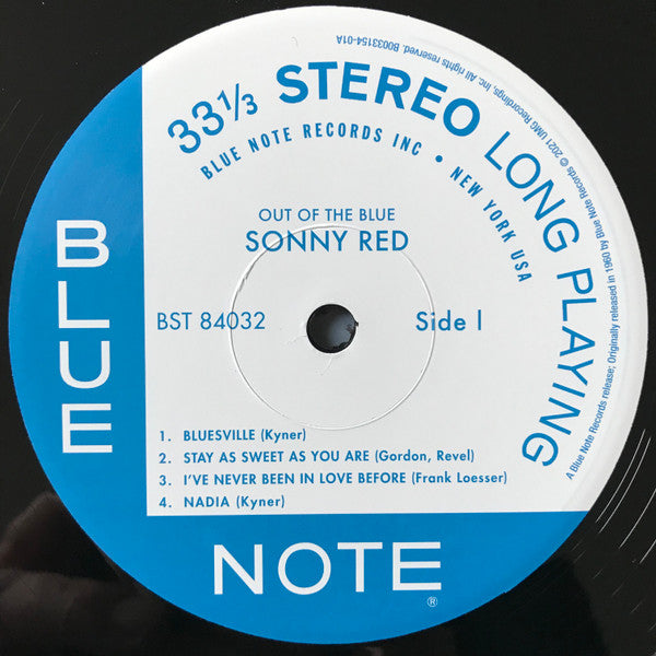 Sonny Red - Out Of The Blue (1960) - New LP Record 2022 Blue Note Tone Poet Series 180 gram Vinyl - Jazz / Hard Bop