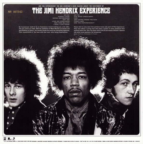 The Jimi Hendrix Experience - Are You Experienced (1967) - Mint- LP Record Box Set 2022 Analogue Productions UHQR 200 gram Clear Clarity Vinyl & Numbered - Psychedelic Rock / Blues Rock - Shuga Records