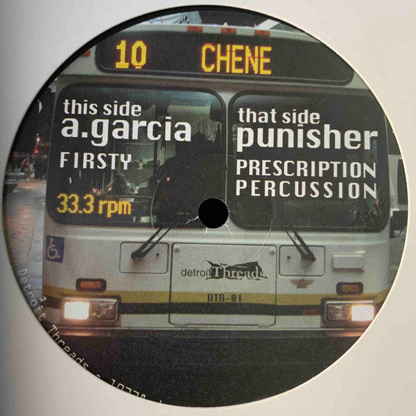 Punisher / Andy Garcia – 10 Chene  - New 12" Single Record 2010 Detroit Threads Vinyl - Techno / Minimal - Shuga Records