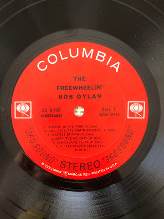 Bob Dylan - The Freewheelin' Bob Dylan - VG+ LP Record 1963 Columbia Stereo Original Vinyl - Rock / Folk Rock - Shuga Records