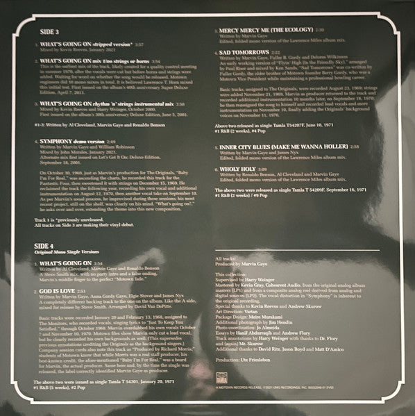 Marvin Gaye - (1971) - Mint- 2 LP Record 2022 Tamla Mono / Stereo Version 180 gram Vinyl & Lithographs - Soul / Funk / Rhythm & Blues - Shuga Records