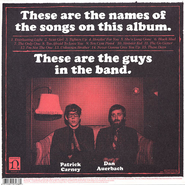 The Black Keys - Brothers - Mint- 2 LP Record 2010 Nonesuch USA Vinyl - Indie Rock / Blues Rock - Shuga Records