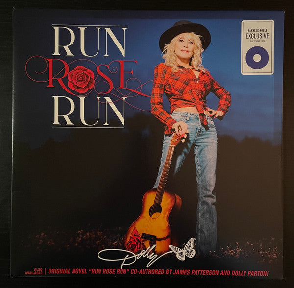 Dolly Parton - Run, Rose, Run - New LP Record 2022 Butterfly Barnes & Noble Exclusive Blue Opaque Vinyl - Country / Bluegrass / pop - Shuga Records