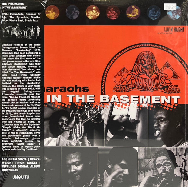 The Pharoahs - In The Basement (1996) - Mint- LP Record Store Day 2022  Luv N' Haight 180 gram Vinyl & OBI - Funk / Soul-Jazz / Psychedelic