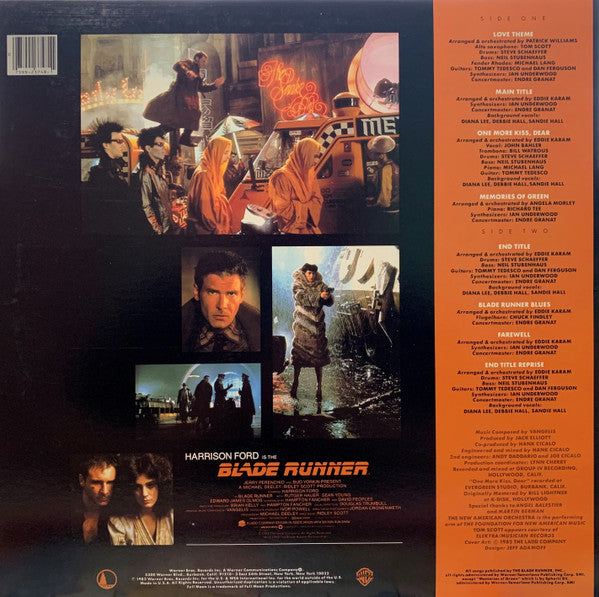 The New American Orchestra - Blade Runner (Orchestral Adaptation Of Music Composed For The Motion Picture By Vangelis) - Mint- LP Record 1982 Full Moon USA Vinyl - Soundtrack - Shuga Records