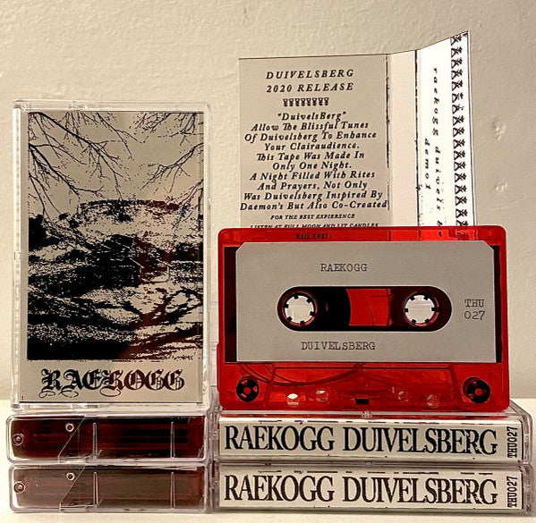 Raekogg - DUIVELSBERG - New Cassette 2021 Tape House USA Red Tape - Dungeon Synth - Shuga Records