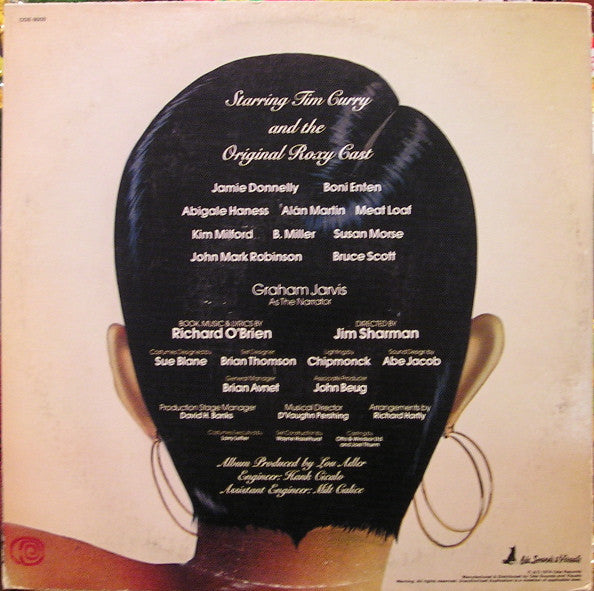 Various - The Rocky Horror Show (Starring Tim Curry And The Original Roxy Cast)(1974) - Mint- LP Record 1979 Ode USA Vinyl & Insert - Musical / Glam / Rock & Roll - Shuga Records