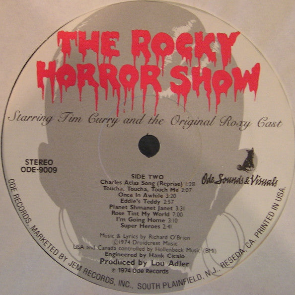 Various - The Rocky Horror Show (Starring Tim Curry And The Original Roxy Cast)(1974) - Mint- LP Record 1979 Ode USA Vinyl & Insert - Musical / Glam / Rock & Roll - Shuga Records