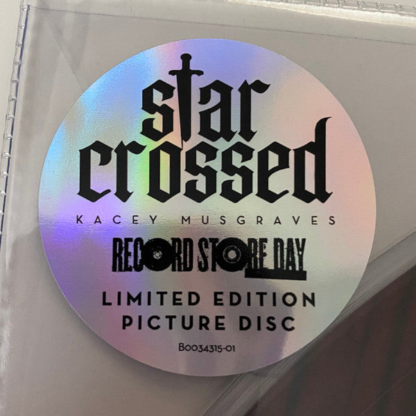 Kacey Musgraves - Star-Crossed (2021) - New LP Record Store Day 2022 Interscope MCA Nashville RSD Picture Disc Vinyl - Pop - Shuga Records