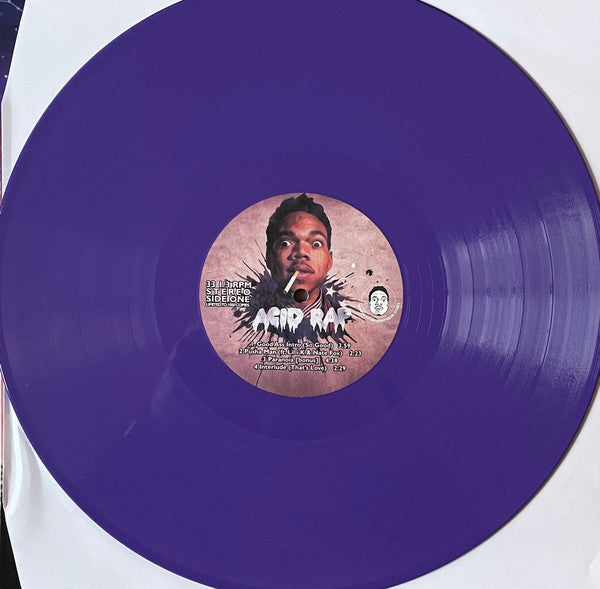 Chance The Rapper - Acid Rap (2013) - Mint- 2 LP Record 2022 Self-Released Purple Vinyl & Numbered - Chicago Hip Hop - Shuga Records