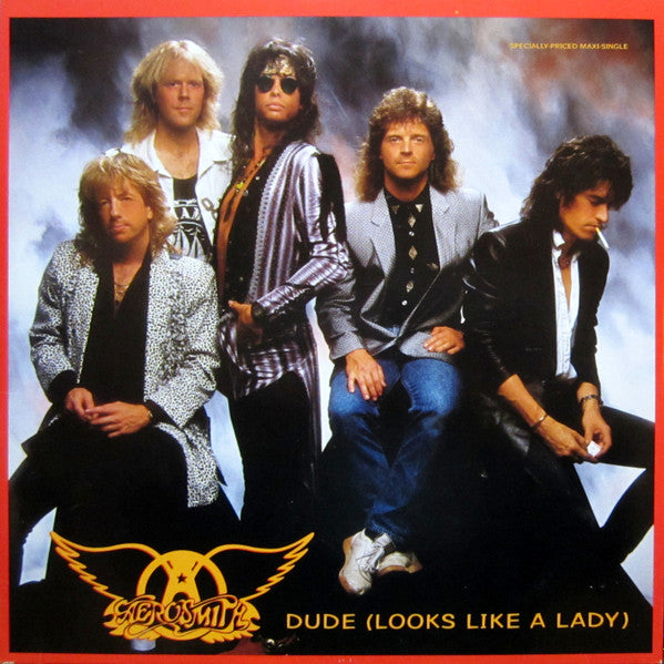 Aerosmith - Dude (Looks Like A Lady) - Mint- 12" Single Record 1987 Geffen USA Original Promo Vinyl - Pop Rock - Shuga Records