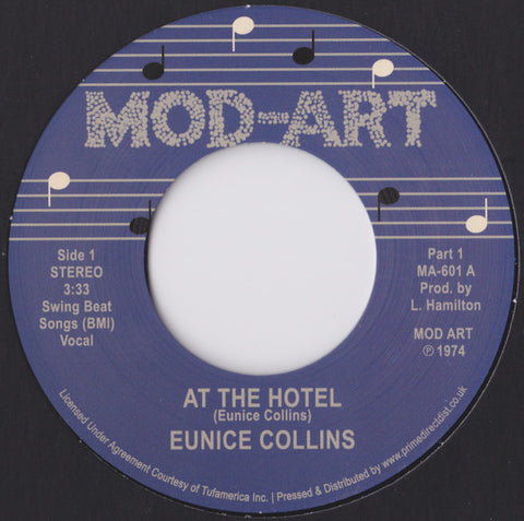 Eunice Collins – At The Hotel (1974) - New 7" Single Record Store Day 2022 Mod-Art UK = Vinyl -Soul / Funk