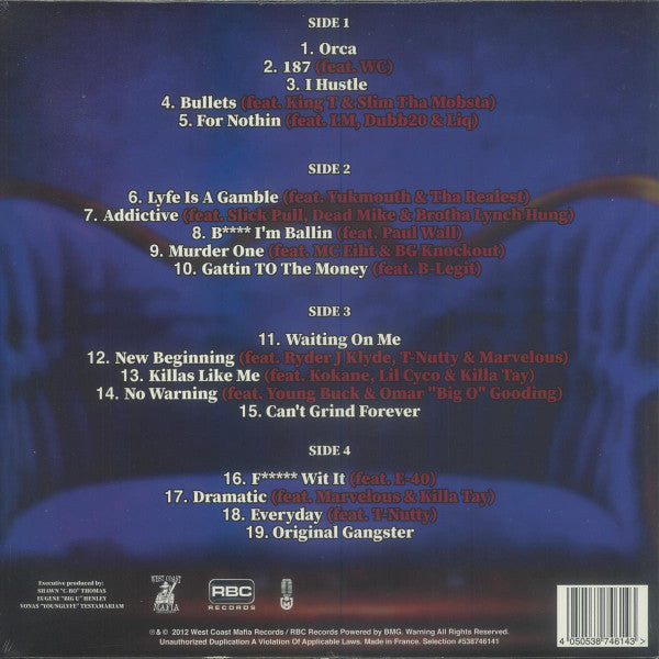 C-BO - Orca (2012) - New 2 LP Record Store Day 2022 RBC USA RSD Blue Marble Vinyl - Hip Hop / Gangsta - Shuga Records