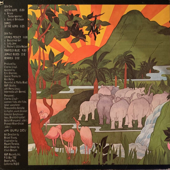 Charles Lloyd - Geeta - Mint- LP Record 1973 A&M USA Original Vinyl - Jazz / Fusion / Modal / Jazz-Funk - Shuga Records