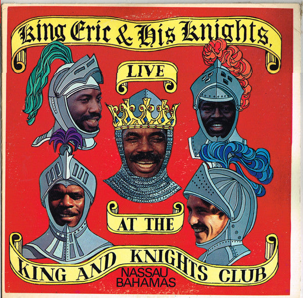 King Eric And His Knights - Live At The King And Knights Club - VG+ LP Record 1974 Elite Bahamas Vinyl - Reggae / Calypso / Funk - Shuga Records