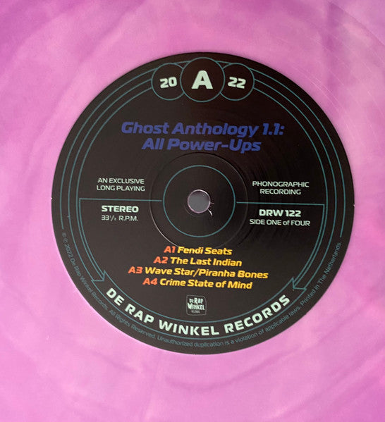 Big Ghost LTD - Ghost Anthology 1.1: All Power-Ups - New 2 LP Record 2022 de Rap Winkel Pink & Blue Marble Vinyl & Numbered - Hip Hop - Shuga Records