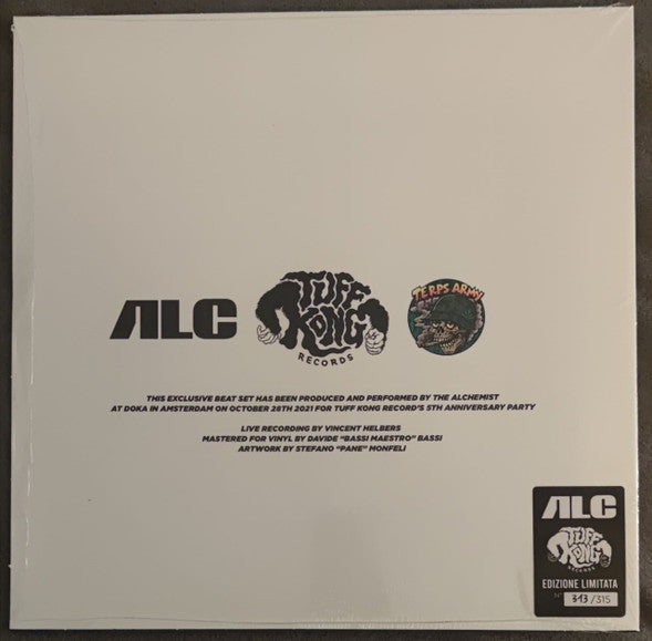 Alchemist - Doka Sessions - New (Opened to verify color) EP Record 2022 ALC Tuff Kong Italy Black Vinyl, Poster & Numbered - Hip Hop / Instrumental