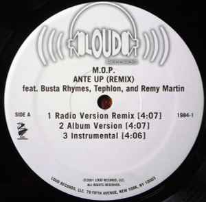 M.O.P. - Ante Up (Remix) - Mint- 12" Single Record USA Vinyl - Hip Hop - Shuga Records