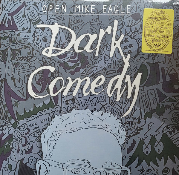 Open Mike Eagle - Dark Comedy (2014) - New LP Record 2022 Mello Music Group Iridescent Blue Vinyl - Chicago Hip Hop / Conscious - Shuga Records