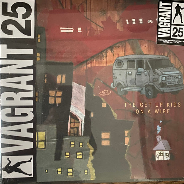 The Get Up Kids - On A Wire (2002) - New (Opened to Verify Color) LP Record 2022 Vagrant Red with Black Splatter Vinyl - Emo / Rock - Shuga Records