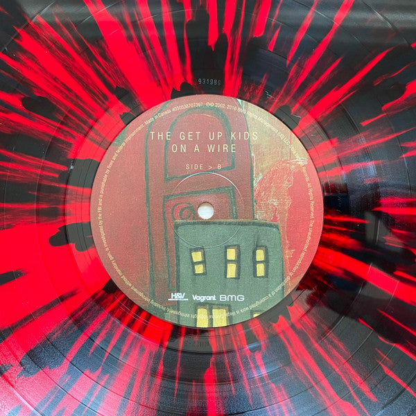 The Get Up Kids - On A Wire (2002) - New (Opened to Verify Color) LP Record 2022 Vagrant Red with Black Splatter Vinyl - Emo / Rock - Shuga Records
