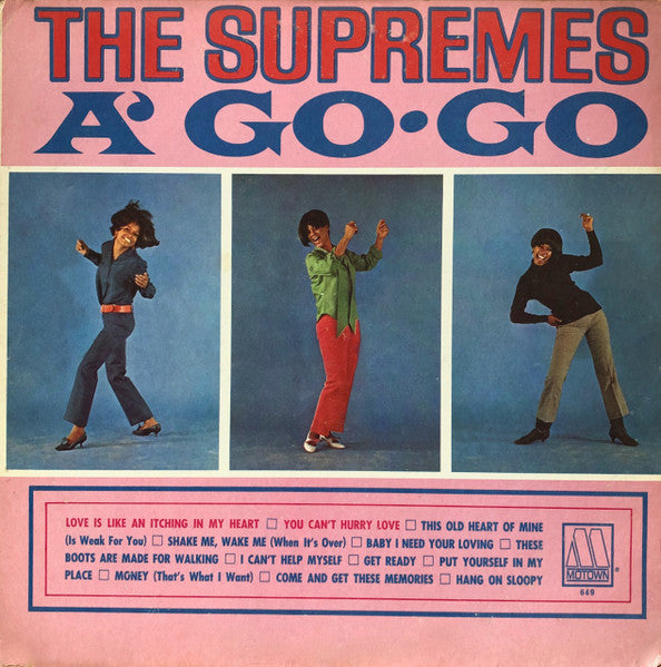The Supremes - A' Go-Go - VG+ LP Record 1966 Motown USA Original Vinyl - Soul / R&B - Shuga Records