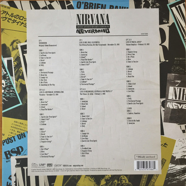 Nirvana - Nevermind 30th Anniversary Super Deluxe Edition - New 8 LP + 7" Box Set 2022 Geffen 180 gram VinylVinyl w/ 40 Page Hardcover Book - Rock / Alternative Rock - Shuga Records