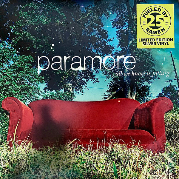 Paramore - All We Know Is Falling (2005) - Mint- LP Record 2022 Fueled By Ramen Silver Vinyl - Emo / Alternative Rock / Pop Punk - Shuga Records