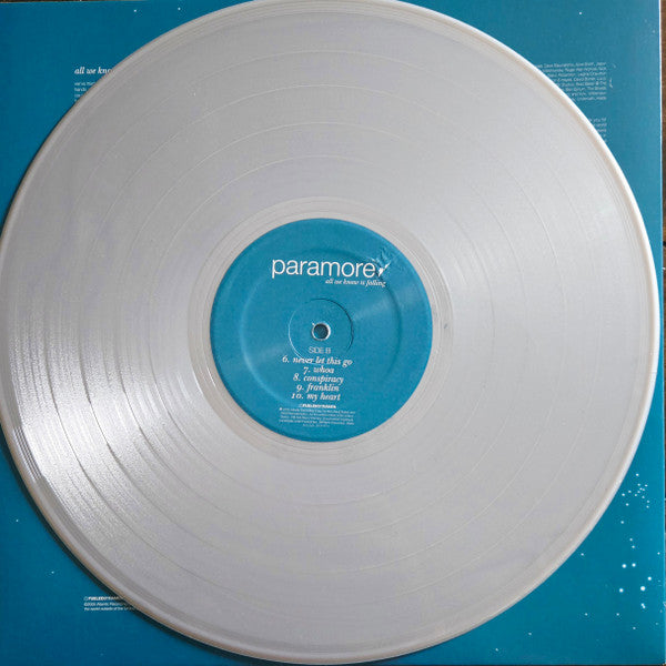 Paramore - All We Know Is Falling (2005) - Mint- LP Record 2022 Fueled By Ramen Silver Vinyl - Emo / Alternative Rock / Pop Punk - Shuga Records
