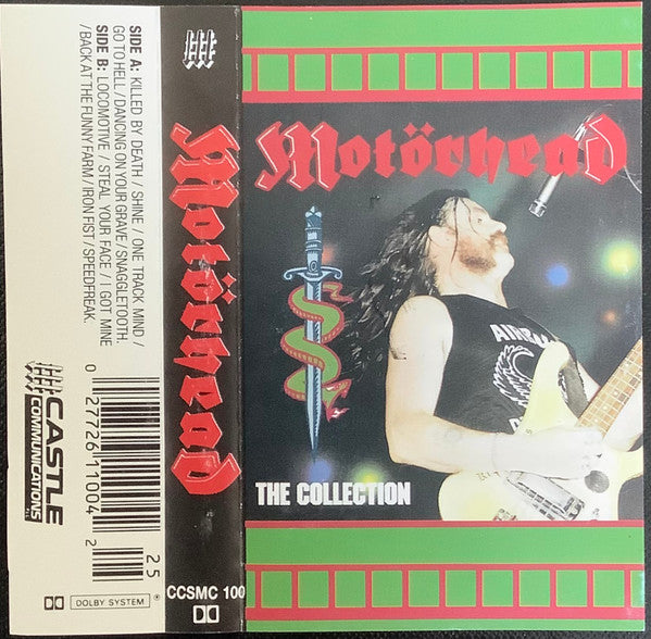 Motörhead – The Collection - Mint- Cassette 1987 Castle Communications Netherlands Black Tape - Rock / Heavy Metal - Shuga Records